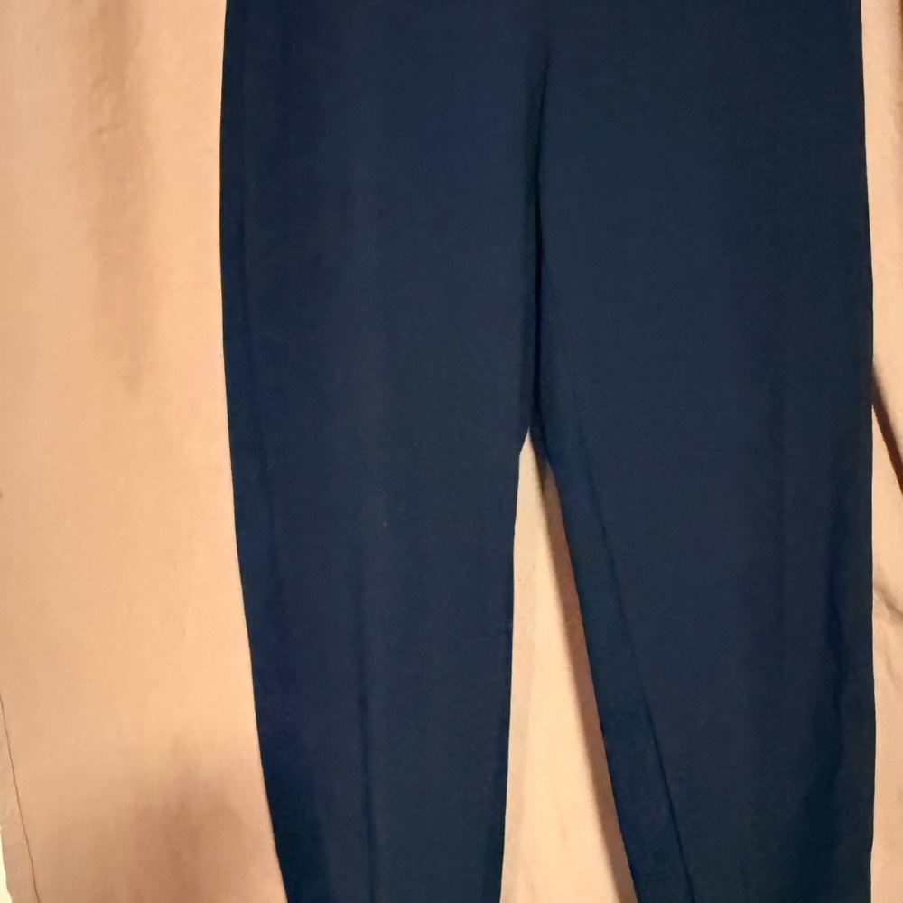 Athleta Navy Straight-Leg Ponte Pants